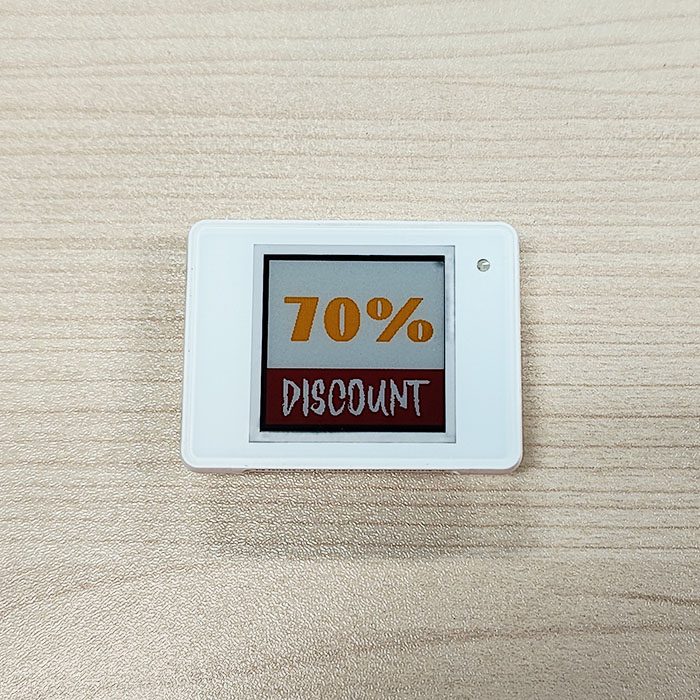 شاشة عرض إلكترونية بأربعة ألوان مقاس 1.54 بوصة، أسود وأبيض وأحمر وأصفر